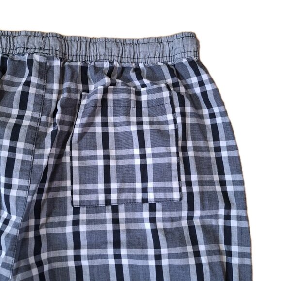 MEN'S XXL 2XL PAJAMA PANTS BLK WHITE - Picture 4 of 4